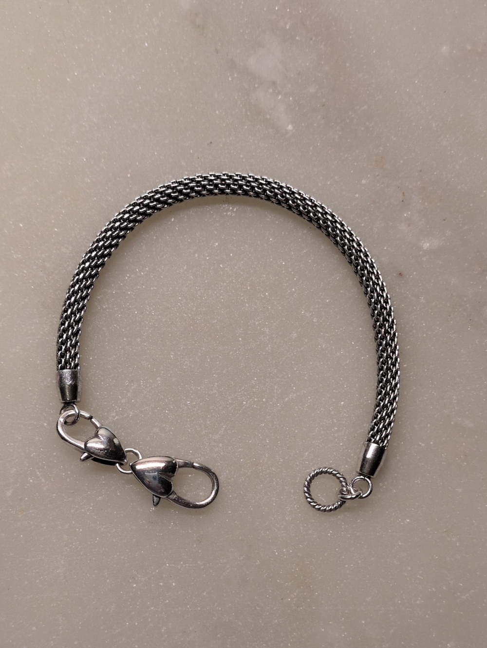 Sale!🔥 Like New! Brighton Beverly Glam Silver Mesh Bracelet 7.5" L - Picture 8 of 9